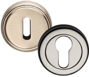 Polished Nickel Keyhole Covers