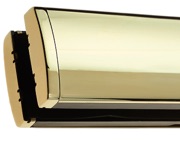 Mila Supa Grade 304 uPVC Telescopic Letter Box, Gold PVD Stainless - 112004