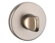 Urfic Pro5 Range Round Bathroom Turn & Release, Stainless Steel Effect - 14-5095-P5/61-5095-P