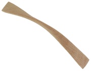 Hafele Twist Cupboard Pull Handles (224mm OR 320mm c/c), Oak Unfinished Wood - 193.43.428