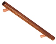 Hafele Tilaa Bar Cupboard Pull Handle (160mm c/c), Walnut/Copper Wood - 193.18.736