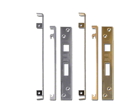 Union Rebate Sets To Suit 2234 Sash Locks - Silver Or Brass Finish - 2964