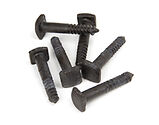 From The Anvil Black Lagg Bolts For Cottage Latch, Beeswax - 33147B (Sold In Packs Of Six)