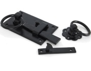 From The Anvil Left or Right Hand Cottage Latch (152mm x 103mm), Black - 33294