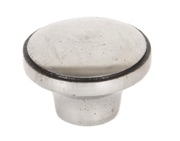 From The Anvil Ribbed Cabinet Knob (32mm), Natural Smooth - 33365
