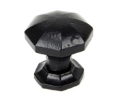 From The Anvil Octagonal Cabinet Knob (32mm or 39mm), Black - 33372