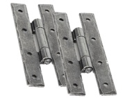 From The Anvil H Hinges (82mm x 32mm), Pewter - 33399 (sold in pairs)