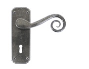 From The Anvil Monkeytail Door Handles (152mm x 51mm), Pewter - 33615 (sold in pairs)