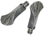 From The Anvil Shell Curtain Finial, Pewter - 33735 (Sold in pairs)