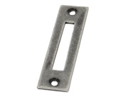 From The Anvil Window Fastener Mortice Plate (77mm x 20mm), Pewter - 33773