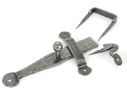 From The Anvil Single Side Access Latch Set (165mm x 25mm), Pewter - 33779