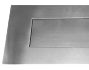 Frisco Stainless Steel Letter Plates, 330mm x 110mm, Polished Or Satin Finish - 34510/11