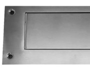 Frisco Stainless Steel Interior Letter Flap, 330mm x 110mm, Polished Or Satin Finish - 34512/13