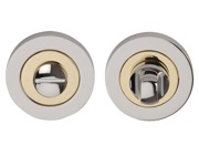 Excel Dual Finish Turn & Release, Polished Chrome & Polished Brass - 3632