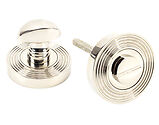 From The Anvil Round Beehive Bathroom Thumbturn, Polished Nickel - 45741