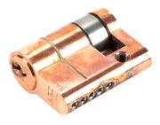 From The Anvil British Standard 5 Pin Single Euro Cylinders, Polished Bronze - 45877