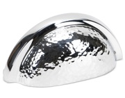 From The Anvil Hammered Regency Concealed Drawer Pull (75mm C/C), Polished Chrome - 46043