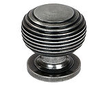 From The Anvil Beehive Cabinet Knob (30mm or 40mm), Pewter - 46465