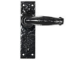 From The Anvil Classic MG Door Handles (150mm x 38mm), Black - 46574 (sold in pairs)