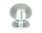 From The Anvil Beehive Cabinet Knob (30mm or 40mm), Satin Chrome - 46662