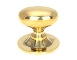 From The Anvil Oval Cupboard Knob (33mm Or 40mm), Aged Brass - 46725