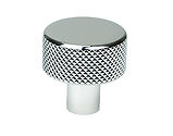 From The Anvil Brompton Cabinet Knob (25mm, 32mm Or 38mm), Polished Chrome - 46819