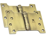 From The Anvil 6 Inch Parliament Hinges, Aged Brass - 49553 (sold in pairs) 