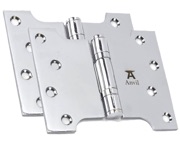 From The Anvil 5 Inch Parliament Hinges, Polished Chrome - 49558 (sold in pairs) 
