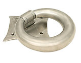 From The Anvil Ring Door Knocker, Satin Marine Stainless Steel - 49804