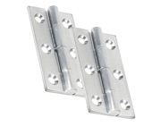 From The Anvil 2 Inch Cabinet Hinges, Satin Chrome - 49923 (sold in pairs) 