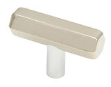 From The Anvil Kahlo T-Bar Cabinet Knob, Polished Nickel - 50519