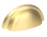 From The Anvil Regency Concealed Drawer Pull (75mm c/c), Satin Brass - 46132