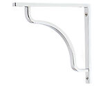 From The Anvil Abingdon Shelf Bracket (150mm x 150mm OR 200mm x 200mm), Polished Chrome - 51089