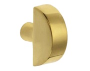 Croft Architectural Half Moon Cupboard Door Knob, 32mm, *Various Finishes Available - 5108