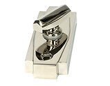 From The Anvil Art Deco Bathroom Thumbturn, Polished Nickel - 51205