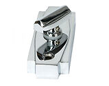 From The Anvil Art Deco Bathroom Thumbturn, Polished Chrome - 51206