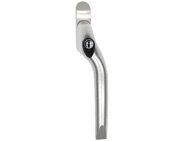 Mila Prolinea Curve Espagnolette Locking Handle, 40mm Pin Length (Left Or Right Handed), Smooth Satin Chrome - 561434