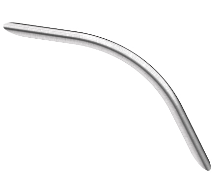 Mila Supa Bow Shape 30mm Dia. Grade 304 Pull Handle (330mm c/c), Brushed Satin Stainless Steel - 573222 (sold in singles)