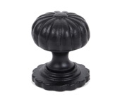 From The Anvil Flower Cabinet Knob (32mm Or 38mm), Black - 83507