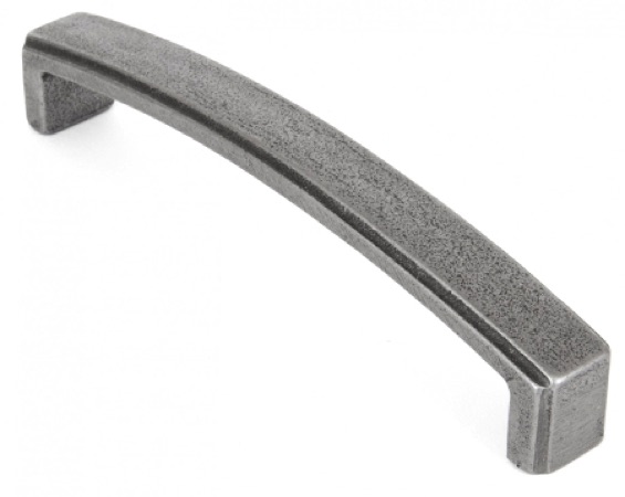 From The Anvil Ribbed Pull Handle (128mm OR 202mm C/C), Natural Smooth - 83530
