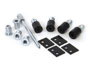 From The Anvil Secure Sash Window Stop (Pack Of 4), Black - 83640