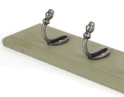 From The Anvil Stable Coat Rack, Natural Smooth & Olive Green - 83741