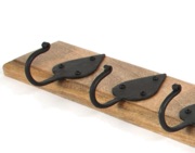 From The Anvil Cottage Coat Rack, Beeswax & Timber - 83746