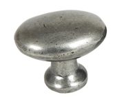 From The Anvil Oval Cabinet Knob (40mm x 30mm), Pewter - 83787