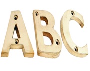From The Anvil Letters (A-Z), Polished Brass Finish - 83801