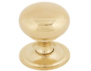 From The Anvil Mushroom Cupboard Knob (32mm Or 38mm), Polished Brass - 83877