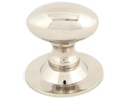 From The Anvil Oval Cupboard Knob (33mm Or 40mm), Polished Nickel - 83880