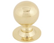 From The Anvil Ball Cupboard Knob (31mm Or 39mm), Polished Brass - 83881