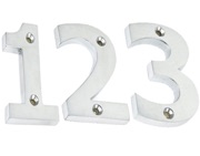 From The Anvil Numerals (0-9), Satin Chrome Finish - 83920