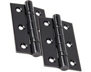 From The Anvil 3 Inch Ball Bearing Hinges, Black - 90022 (sold in pairs)